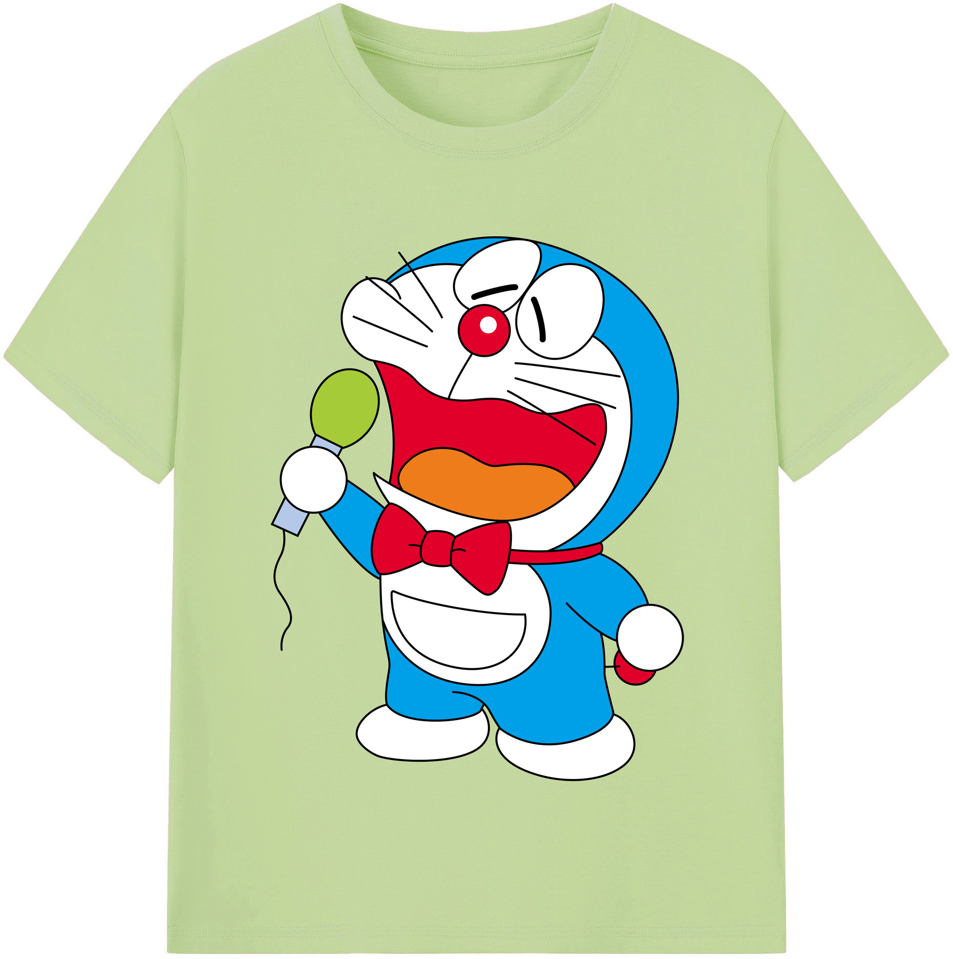 （画像用） ドラえもん Doraemon 綿100％半袖Tシャツ（フロントプリント）